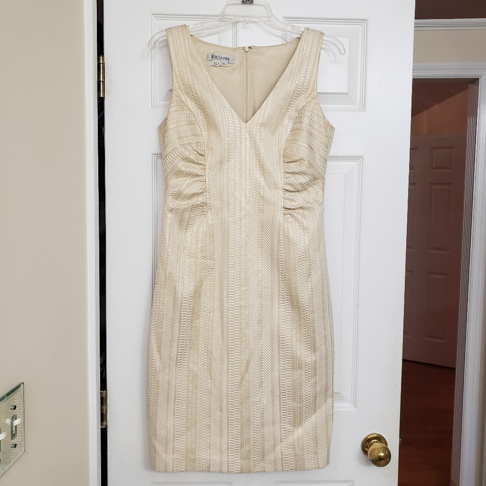 Kay Unger Fitted Shift Cocktail Dress